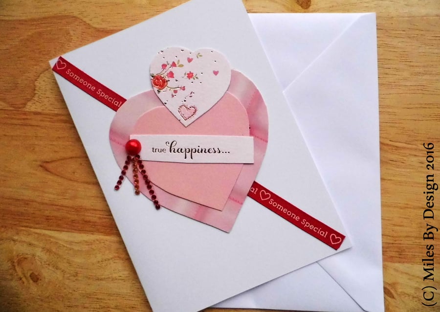 Someone Special Ribbon & Heart Card - Multiple Occasion Card