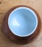 Moon jar, vase handmade pottery copper glaze - Image 4