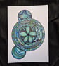 Mandala Zentangle A4 Unframed Art Print - Trust, then Grow