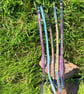 Sequined sparkly denim chokers 