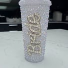 Pearl Bride Tumbler for Hen Parties, Wedding Mornings 