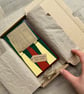 Backgammon Boardgame Coasters - Rectangles - Upcycled from Real Board - Image 5