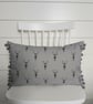 Sophie Allport Stag Cushion with Grey Pom poms