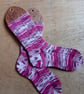 Socks, hand knitted, MEDIUM, adult size 5-6 - Image 4