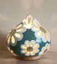 Cool Sage Daisy Gourd Lamp - Image 4
