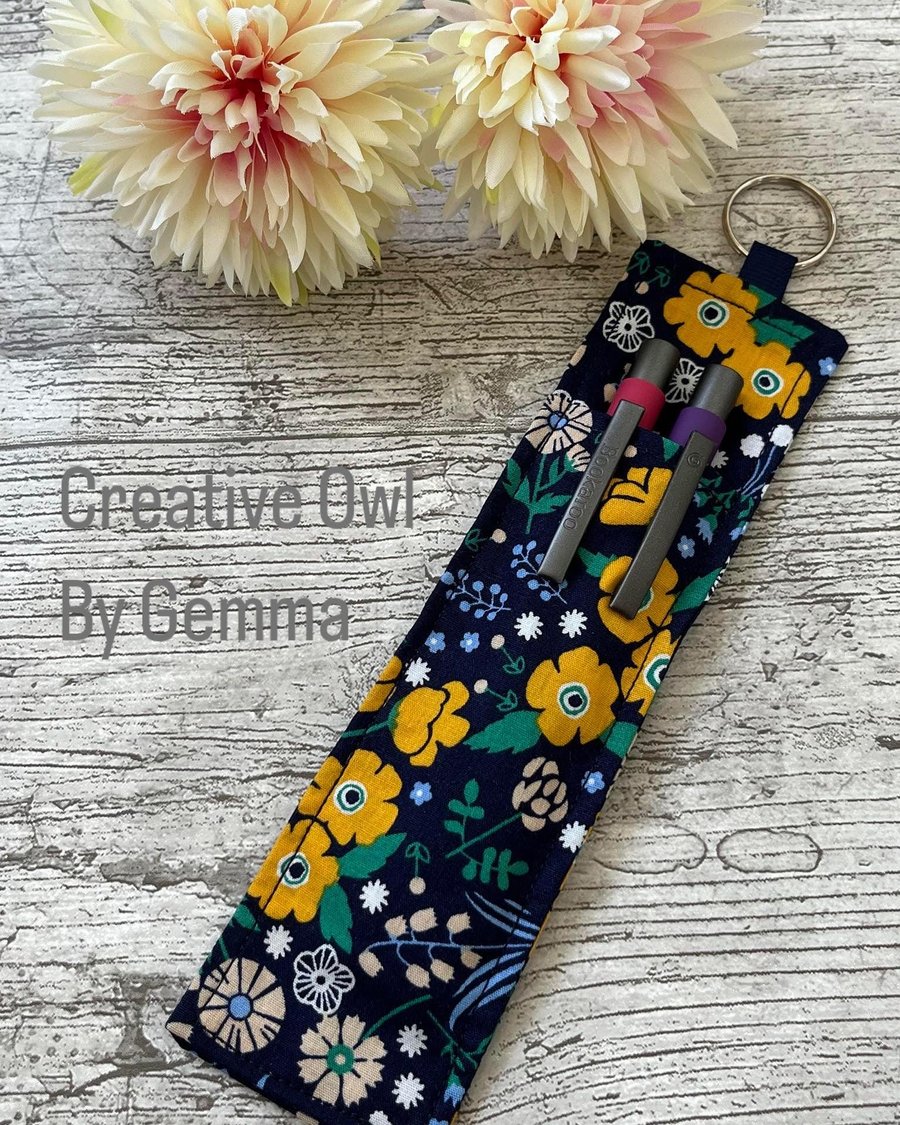 Floral Print Lanyard Pen Holder Teacher Pen Holder Nurse Pen Holder Hands Free P