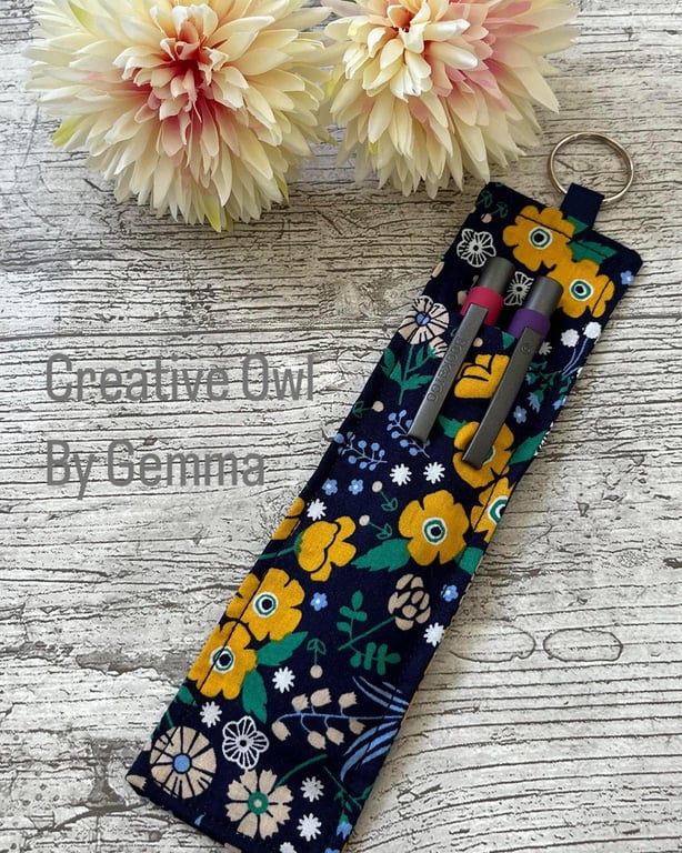 Floral Print Lanyard Pen Holder Teacher Pen Holder Nurse Pen Holder Hands Free P