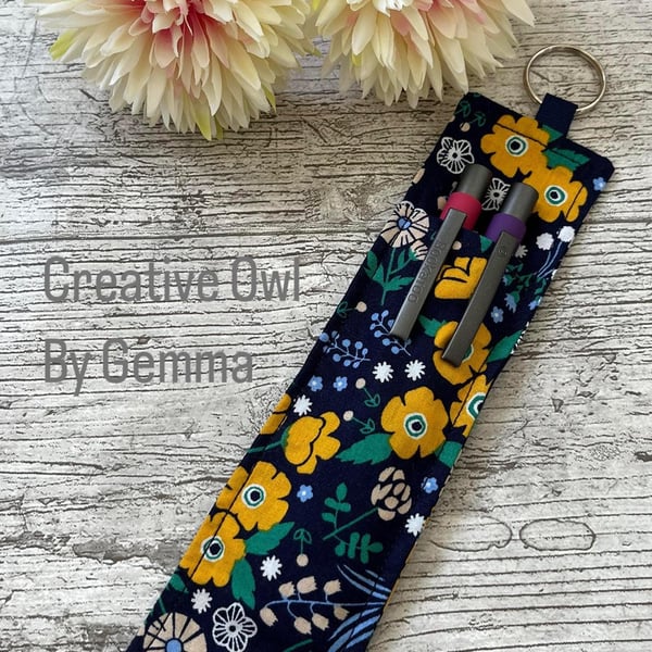 Floral Print Lanyard Pen Holder Teacher Pen Holder Nurse Pen Holder Hands Free P
