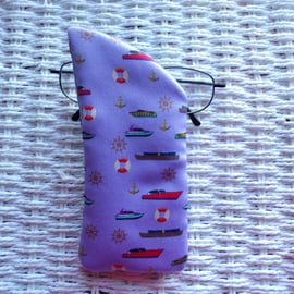 Boats Glasses Case Lined & Padded 