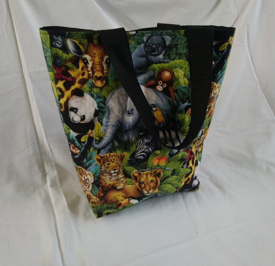 Jungle Animals Tote Bag