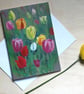 Tulips---blank card