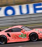 Porsche 911 RSR Pink Pig 24 Hours of Le Mans 2018 18"X12" Print - Image 1