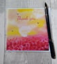 Glorious Poppies, thank you card. Greetings card. (Printed) - Image 1