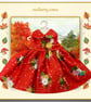 Orange Floral Dress - Image 1