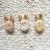 Easter bunnies set of three