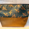 Bronzed fish - Large zipped pouch for toiletries, shaving kit, notebook, art etc