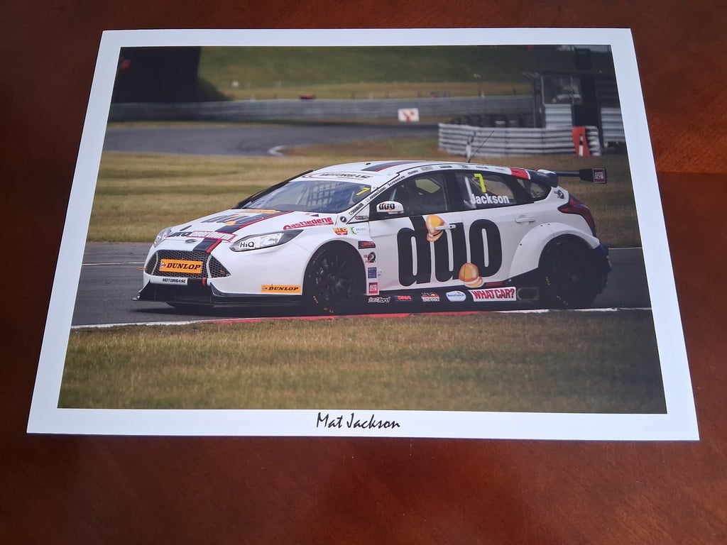 Photograph of Mat Jackson Motor Racing - 16x12
