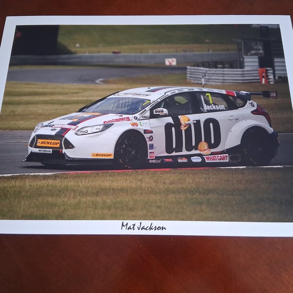 Mat Jackson photo motor racing at Snetterton  16 x 12