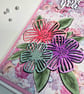 Handmade Just For You Floral DL Card - Image 2