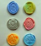 Set Of Six Pastel Wax Seals - Image 4