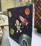 Spaceman adventure birthday card. - Image 2