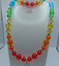 Bracelet and necklace beaded set - Image 5