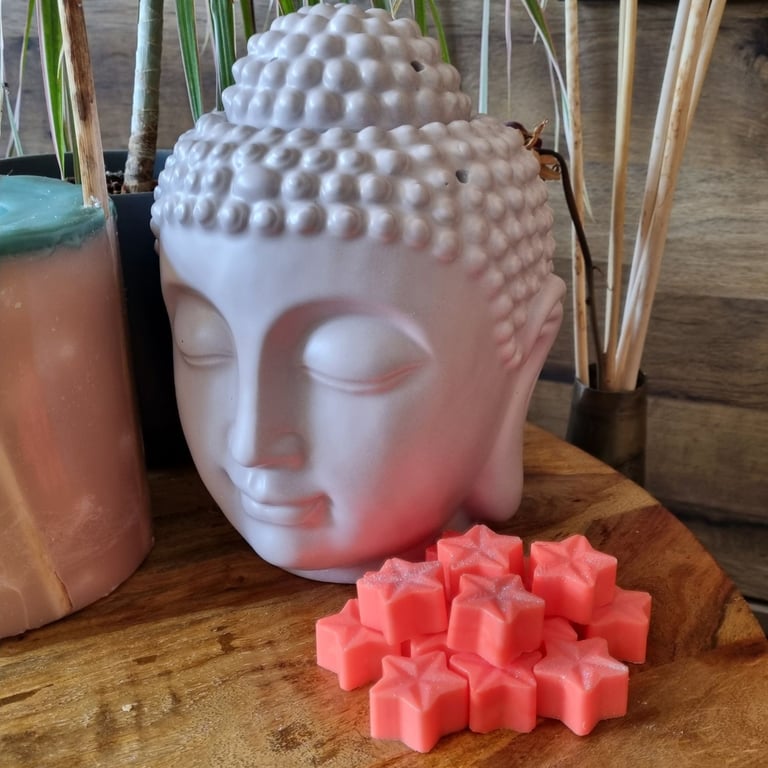 Soy Wax Melt Stars Pack of 15 Passion Fruit and Mango Fragrance 