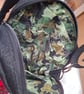 charcoal denim bag - Image 2