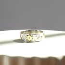 Handmade 925 Silver & Brass 'Ode To Spring' Ring 