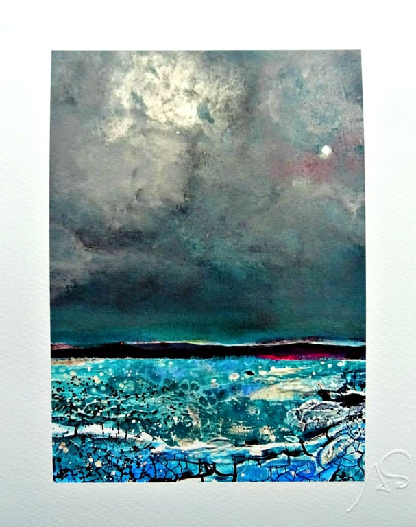 Clouds and Waves Giclee Print 