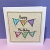 Birthday Bunting Birthday Card