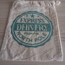 Christmas Mini Treat Bag Drawstring Sack Express Delivery North Pole Kids Treats