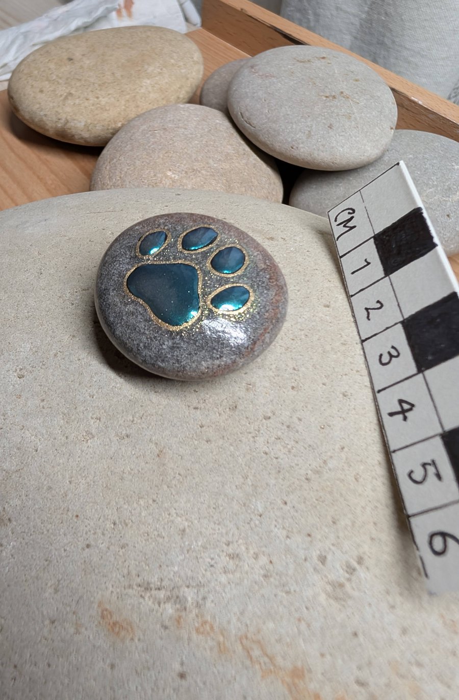 Paw Print Stone