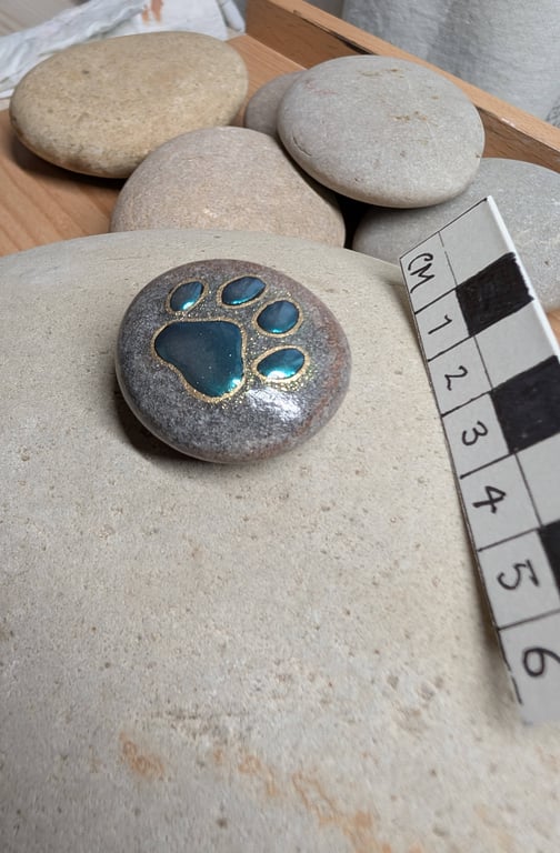 Paw Print Stone