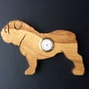 Shaped British Bulldog Clock