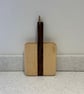 Maple and Walnut Small Serving Board with Handle