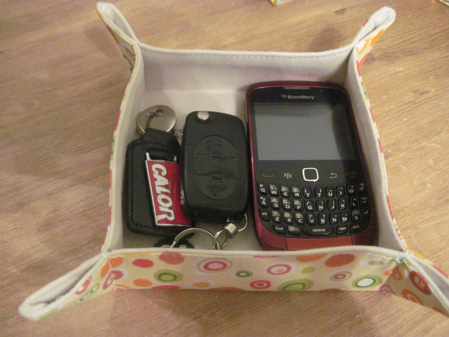 Custom order for Jan - 2 Fabric Dressing Table - Entrance Hall Tidy Trays