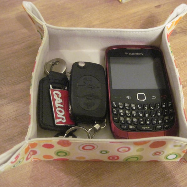 Custom order for Jan - 2 Fabric Dressing Table - Entrance Hall Tidy Trays