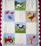 Country Baby Blankets PDF Knitting Pattern - Image 4