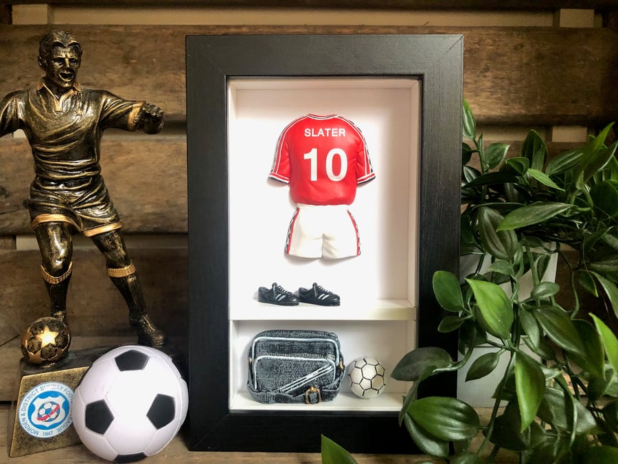 Personalised Football Gift - the 'Classic' Kit Box