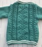 Patterned jumper knitted in a bamboo and wool yarn - Image 6