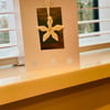 Fused glass keepsake Christmas card