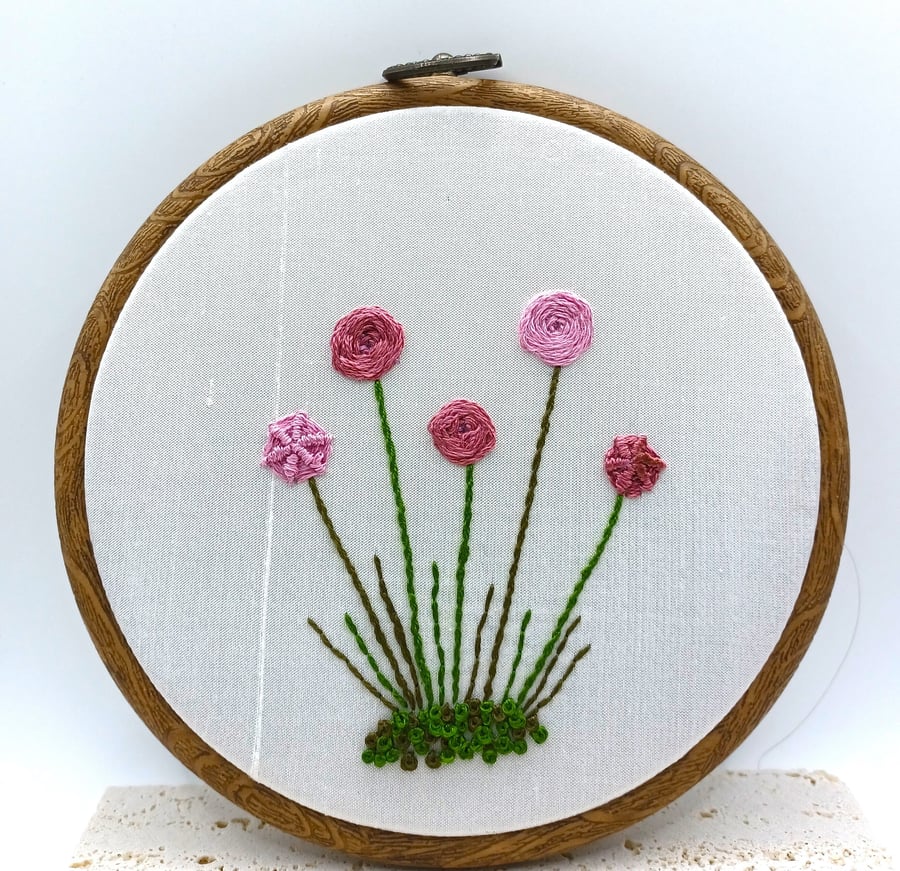 Beginner's Wildflower Embroidery PDF, DIY Embroidery Patterns and Tutorials, Emb
