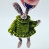 Miniature Knitted Bunny