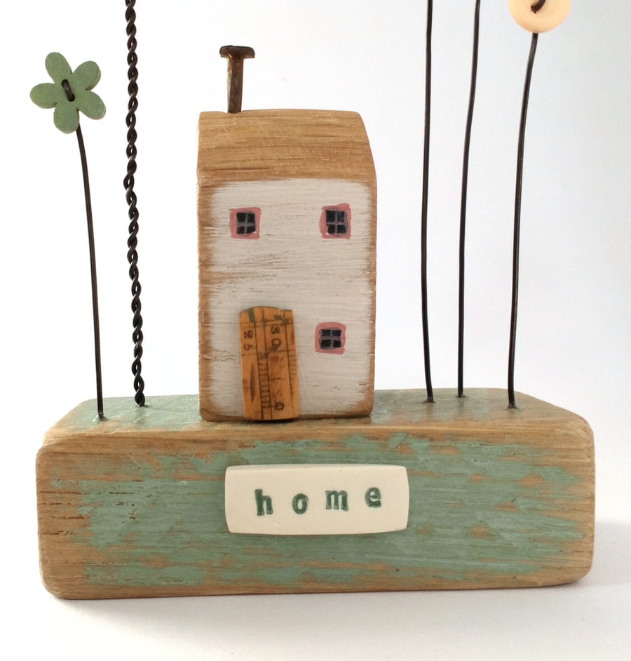 SALE - Little wooden house with flower garden