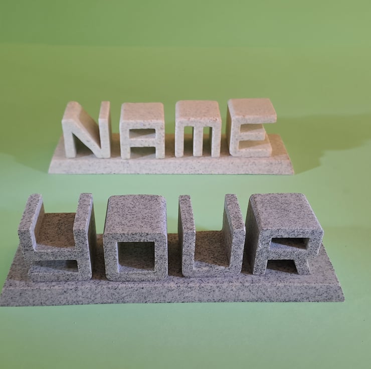 Stone Letters to create names of loved ones or ... - Folksy
