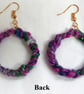 Purple Boho Earrings - Image 2