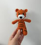 Crochet Tiger Plush Toy: Handmade Acrylic Cuddly Softie - Image 4