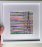 Multicoloured Woven Yarn Art – Handmade Framed Textile Picture - Image 3