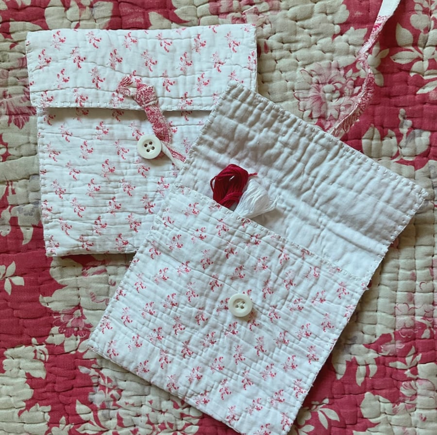 Vintage Quilt Pouch